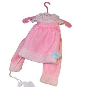 Rare 1960's Vintage Mattel Barbie's Tutti Dolls Pink Pajamas  #3616